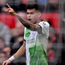 Luis Díaz se reportó con gol en la cancha del Manchester United.