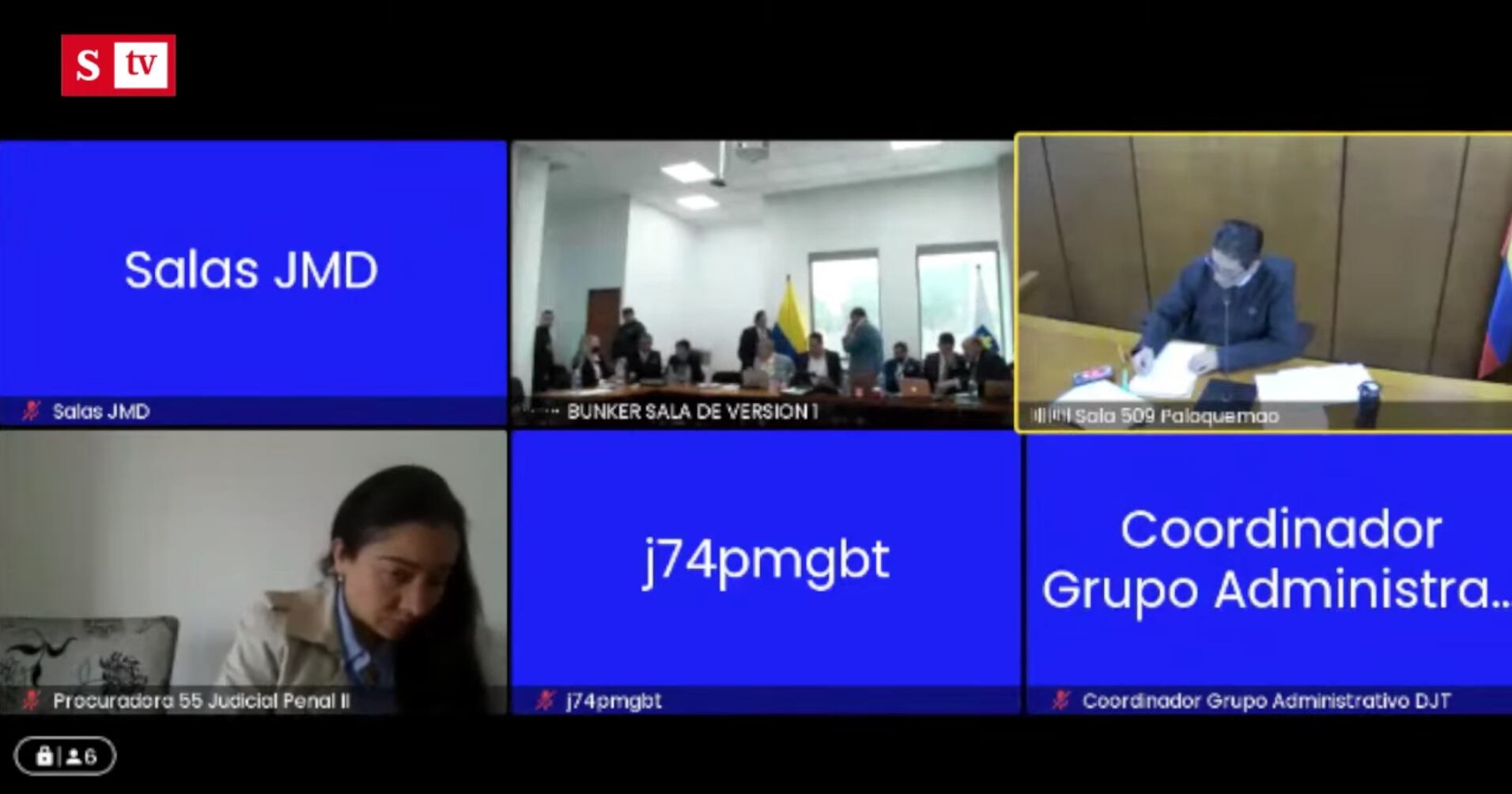 Audiencia imputación de cargos de Nicolás Petro y Day Vásquez