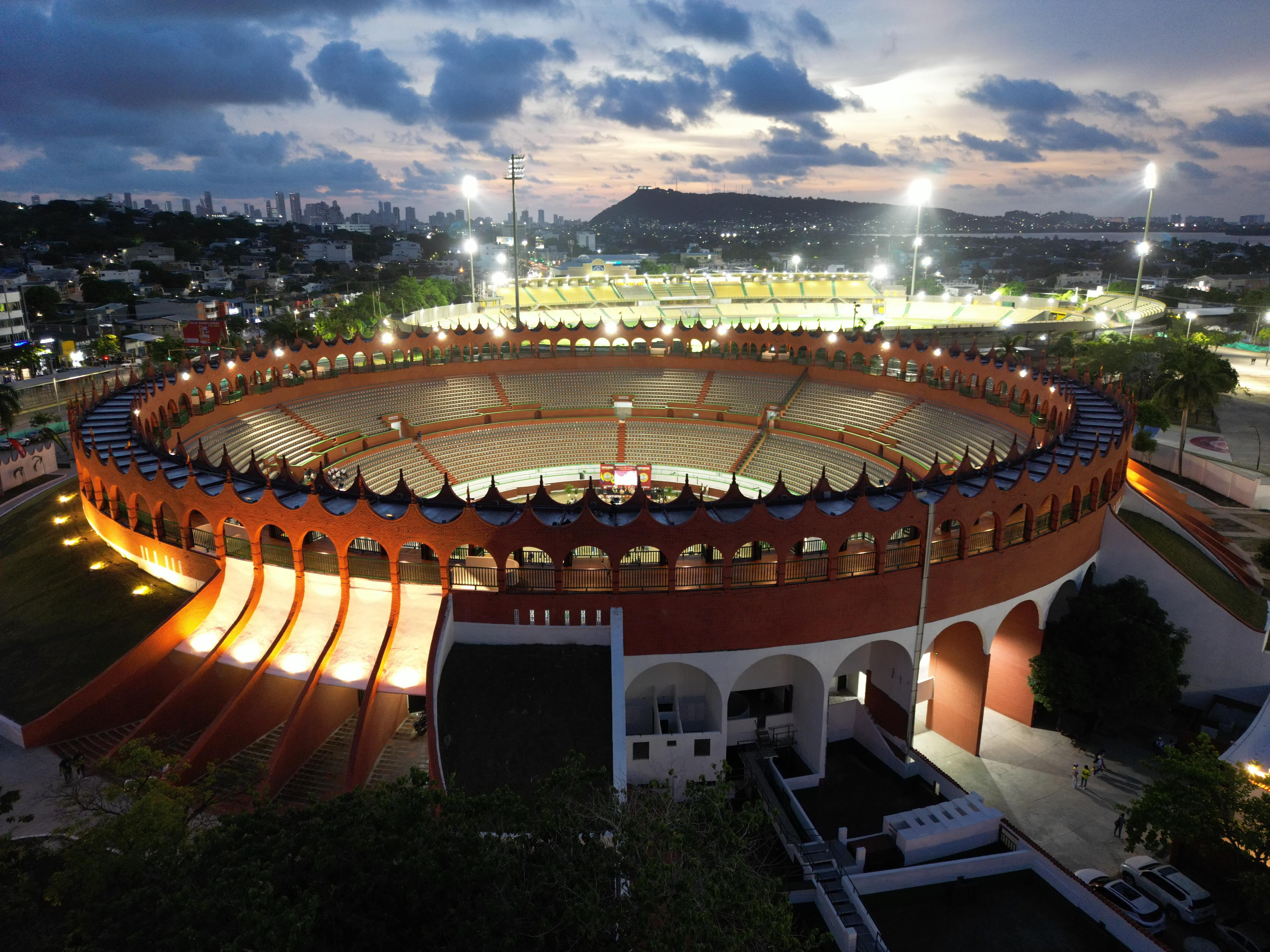Así luce la nueva Plaza de Toros Monumental de Cartagena.