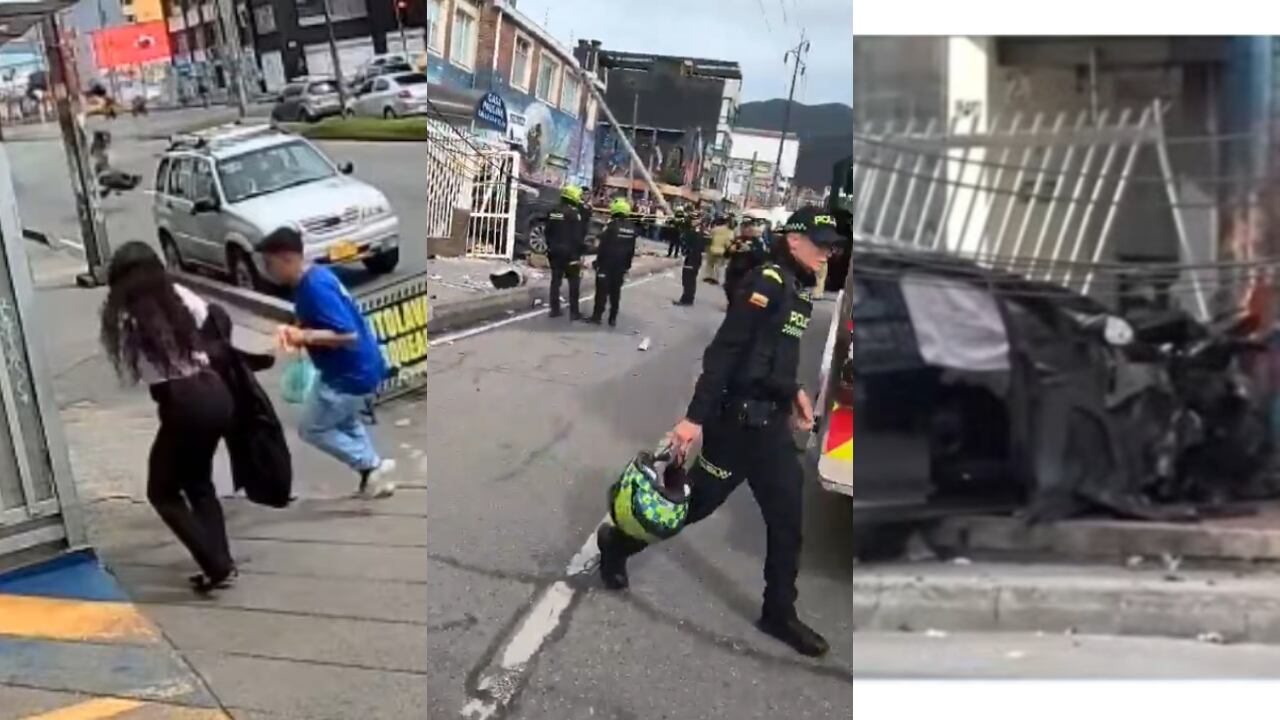 Imágenes que muestran la escena del accidente que genera conmoción en la capital del país.