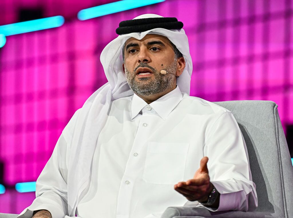 Badr Mohammed Al-Meer, Group Chief Executive Officer of Qatar Airways, attends the third day of the Web Summit in Doha, Qatar, on February 25, 2025. The largest technology conference in the Middle East this year has 25,747 attendees from 124 countries, 1,520 startups, 723 investors, and 168 partners, with AI emerging as the most represented industry (Photo by Noushad Thekkayil/NurPhoto via Getty Images).