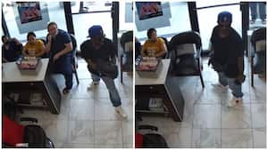 El delincuente solo se llevó un dispositivo móvil.