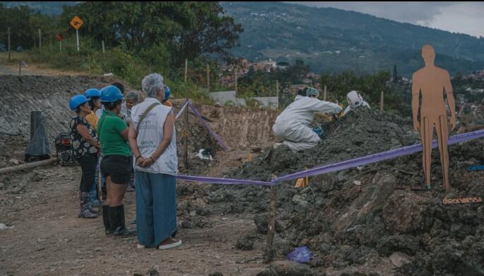 El hallazgo que se dio por los equipos forenses de la Unidad de Búsqueda y el grupo de apoyo técnico forense de la JEP