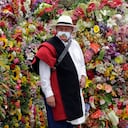 Marcos Alberto Ossa, director de Asocolflores Antioquia, explica que el regreso del desfile de silleteros demuestra que en Medellín existe una apuesta de ciudad que busca celebrar la vida. “Una feria de más de 60 años es significativa para la ciudad y sus habitantes, es una manera de oxigenar y regresarle la confianza a los antioqueños”. Para esta edición el sector floricultor, representado por Asocolflores, donó 300 millones de pesos en 500.000 flores que utilizarán los artesanos en el desfile. Foto: Cortesía Fredy Builes/ Getty Images.