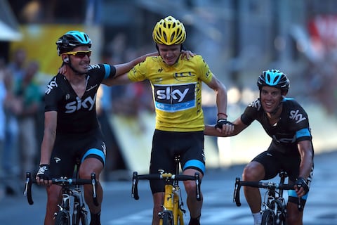 Chris Froome en el Tour de 2013.