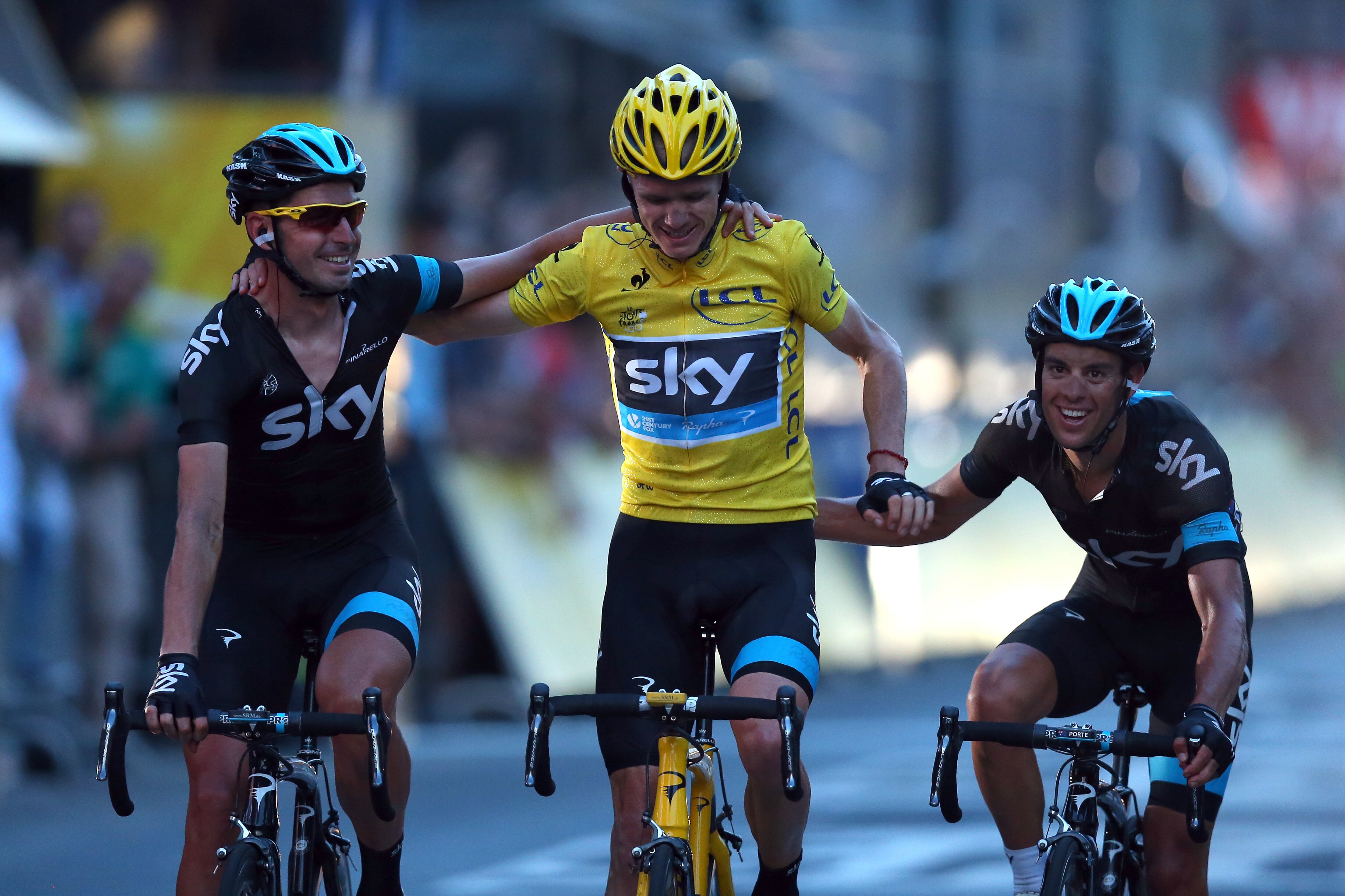 Chris Froome en el Tour de 2013.