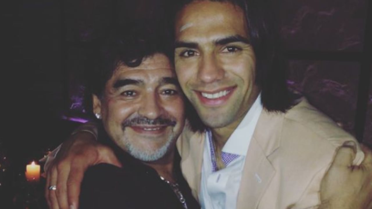 Radamel Falcao García y su mensaje tras la muerte de Maradona