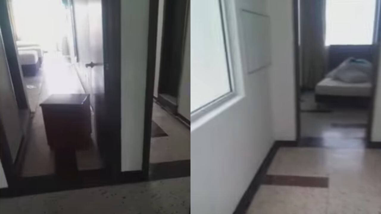 Habitaciones del hotel en San Andrés donde murieron tres personas de una misma familia.