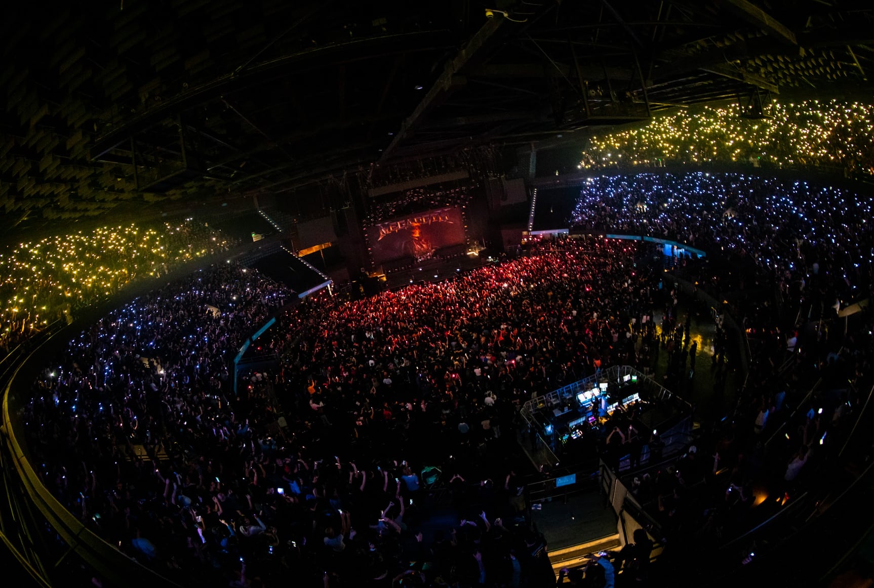 El público de Megadeth se confirmó una vez más tan excepcional como la banda que venera.