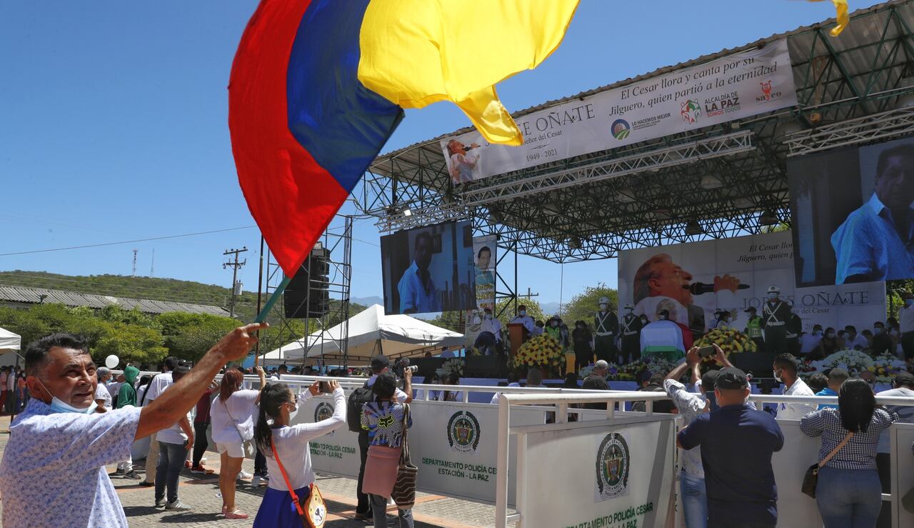 Honras funebres en la Paz (Cesar) de Jorge Oñate