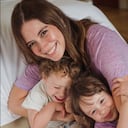 Taliana Vargas y sus hijos