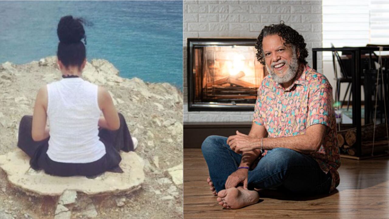 Alberto Linero y su novia.