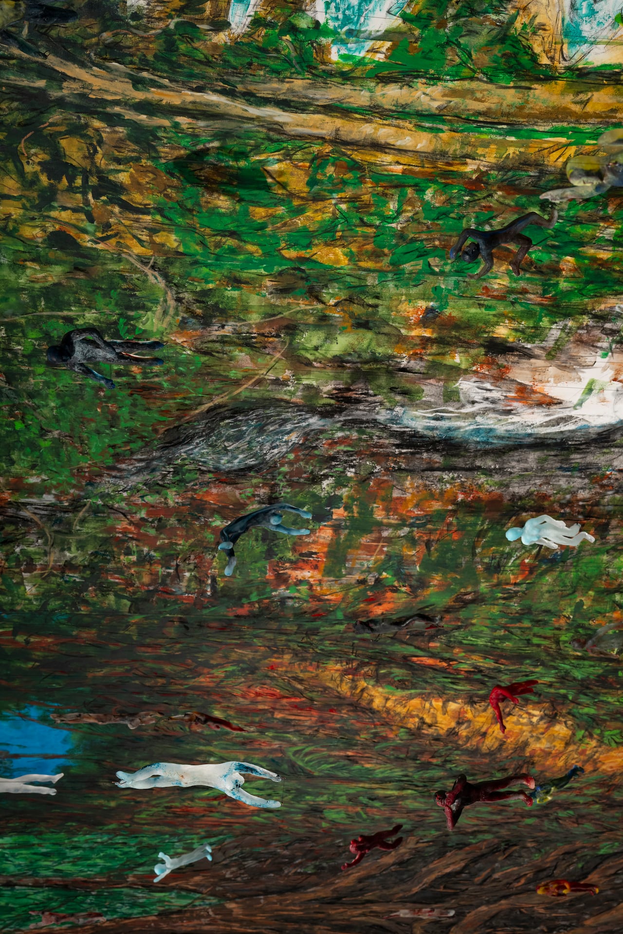 'Y aquí estamos hechos pedazos', de Isabel de Obaldía, en la Maison de l'Amérique Latine hasta febrero de 2026. Foto: Sebastián Icaza