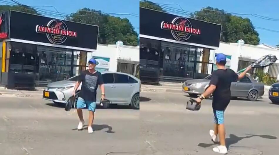 Joven de 28 años protestó en La Guajira por el no pago de la liquidación.