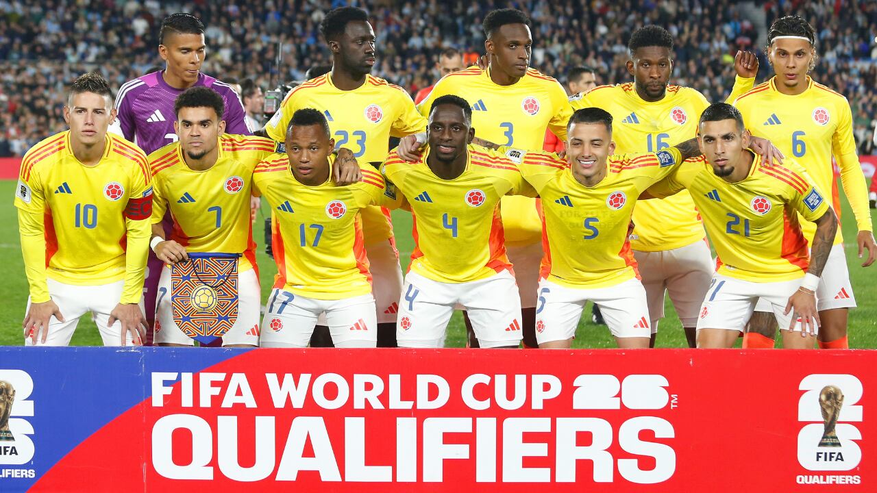 Titular de la Selección Colombia en el último partido de eliminatorias ante Argentina.