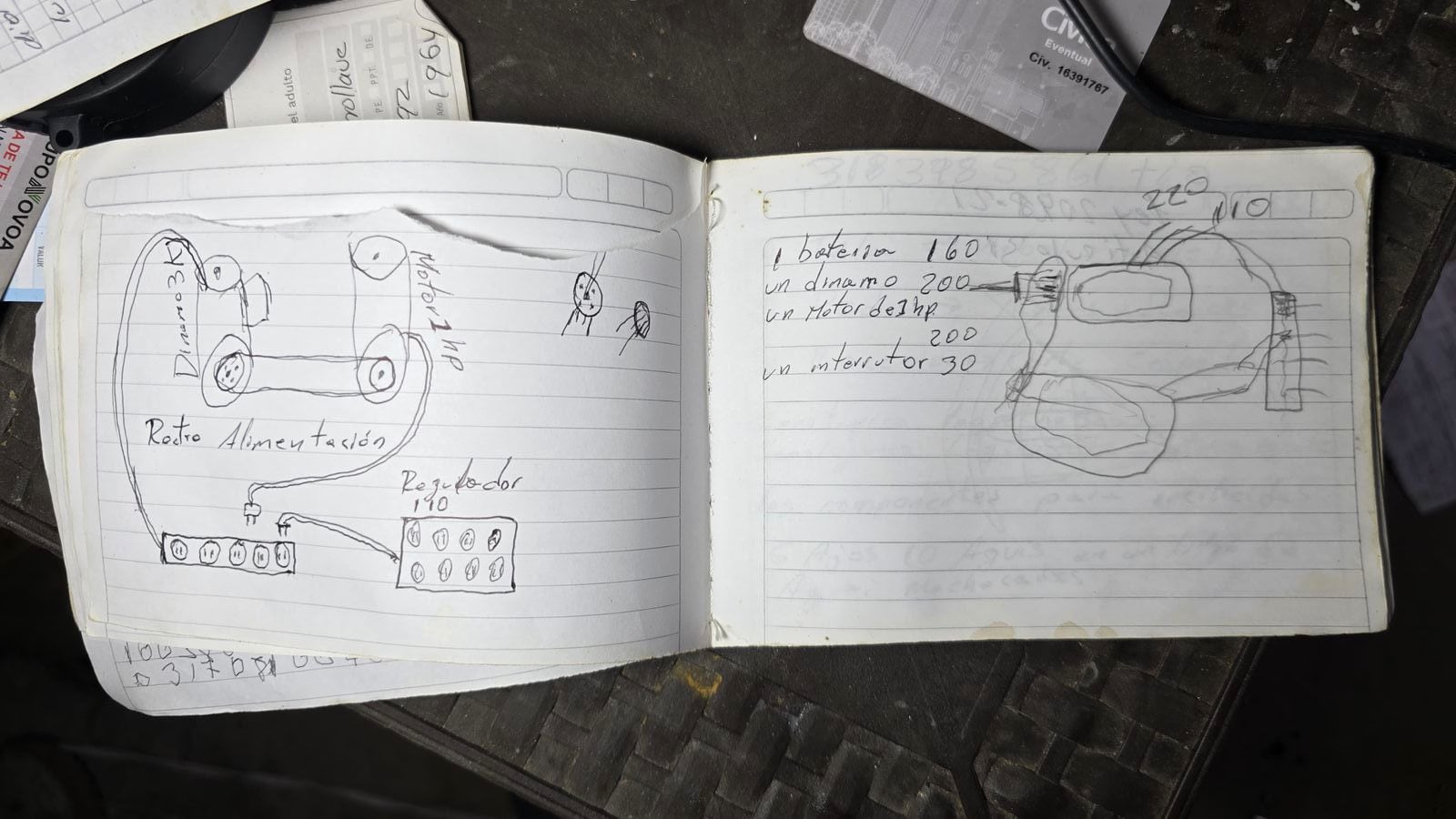 Manuales de los explosivos en la fábrica del ELN en Bogotá.