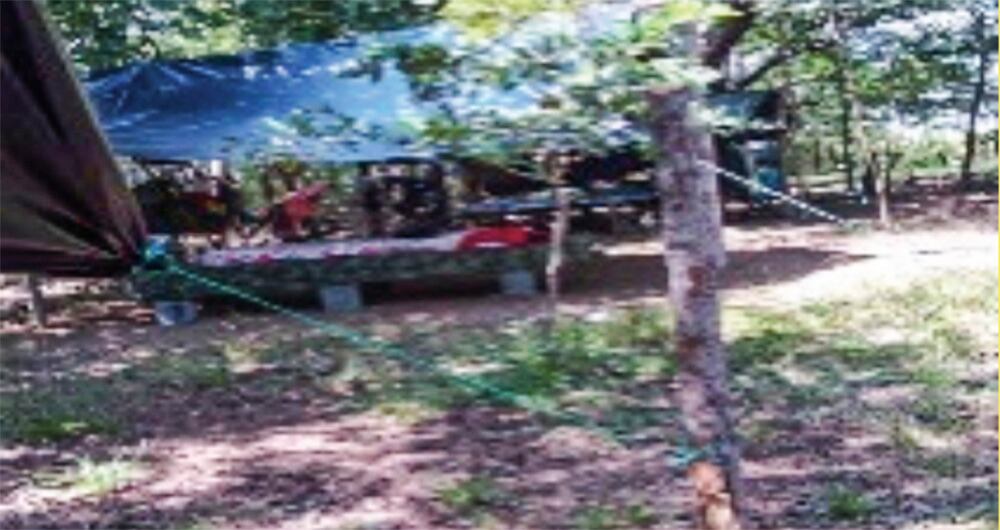 Este es uno de los campamentos de las disidencias de las Farc en Venezuela. 