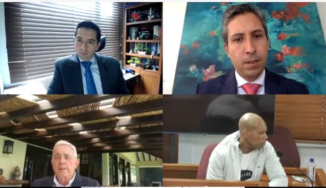 Alias Sinaí, exparamilitar, declaró este martes en el juicio contra el expresidente Álvaro Uribe Vélez.