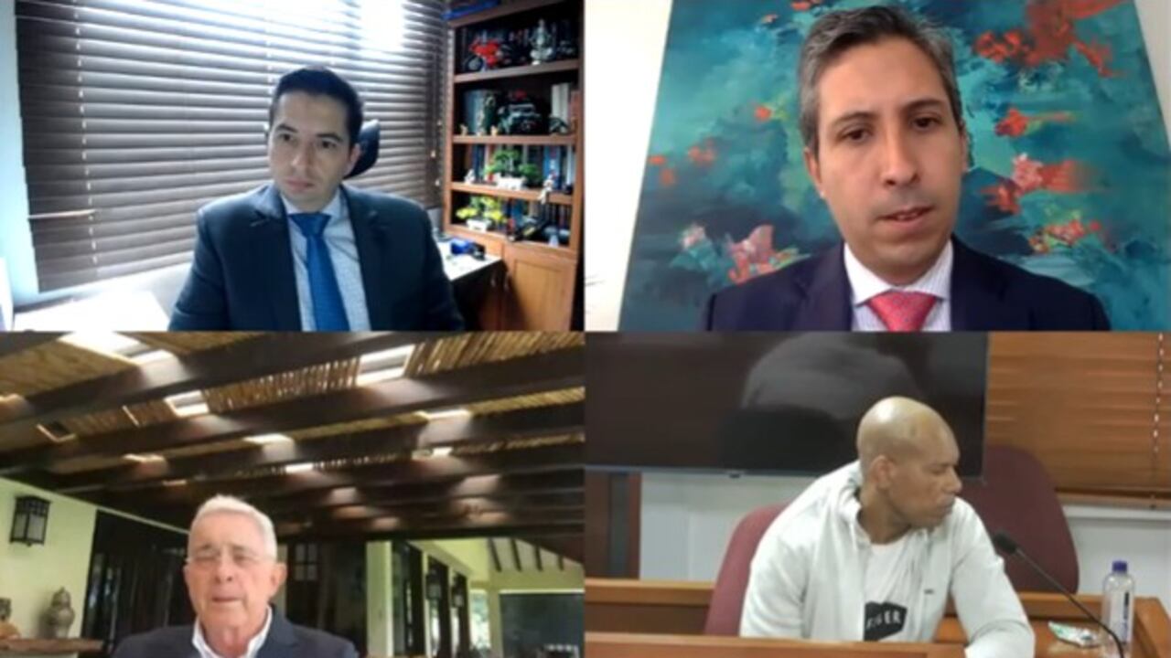 Alias Sinaí, exparamilitar, declaró este martes en el juicio contra el expresidente Álvaro Uribe Vélez.