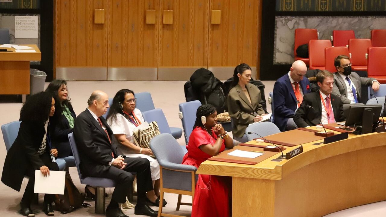 Francia Márquez realizó por primera vez su discurso ante el Consejo de Seguridad de la ONU en Nueva York.
