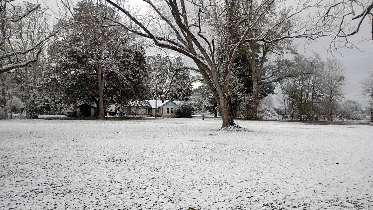 Casi un año antes, también había nevado en Florida, donde es inusual ver este fenómeno natural.