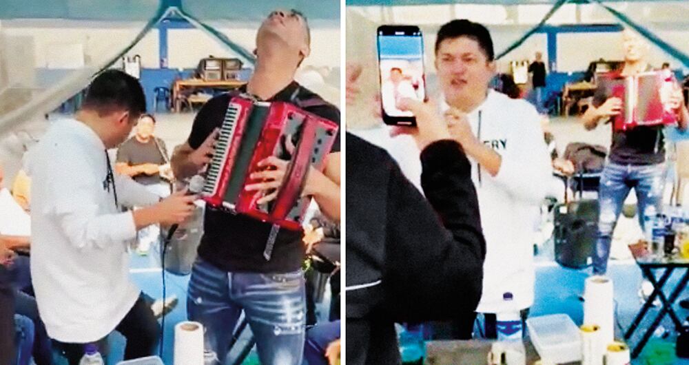     Los reclusos tuvieron hasta celebraciones privadas con artistas vallenatos.