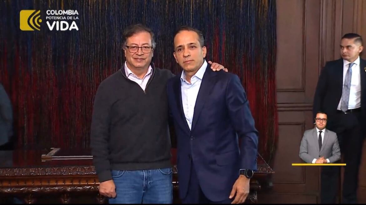 Presidente Gustavo Petro y Alexander López