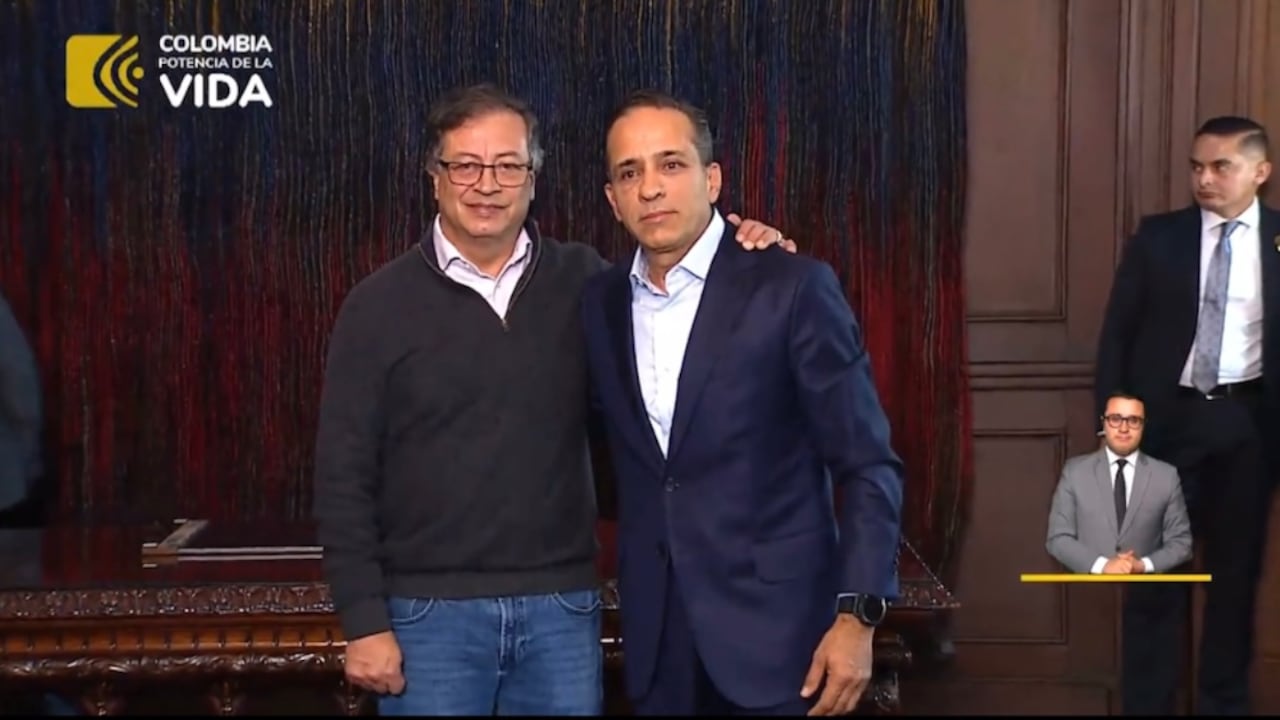 Presidente Gustavo Petro y Alexander López