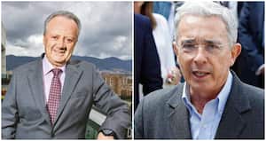 El empresario Arturo Calle y el expresidente Álvaro Uribe