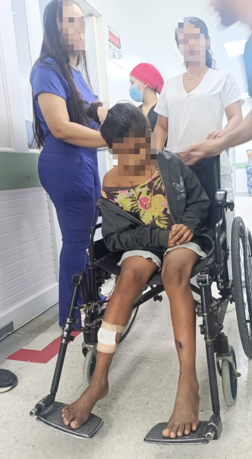 Varios menores de edad fueron encontrados lesionados.