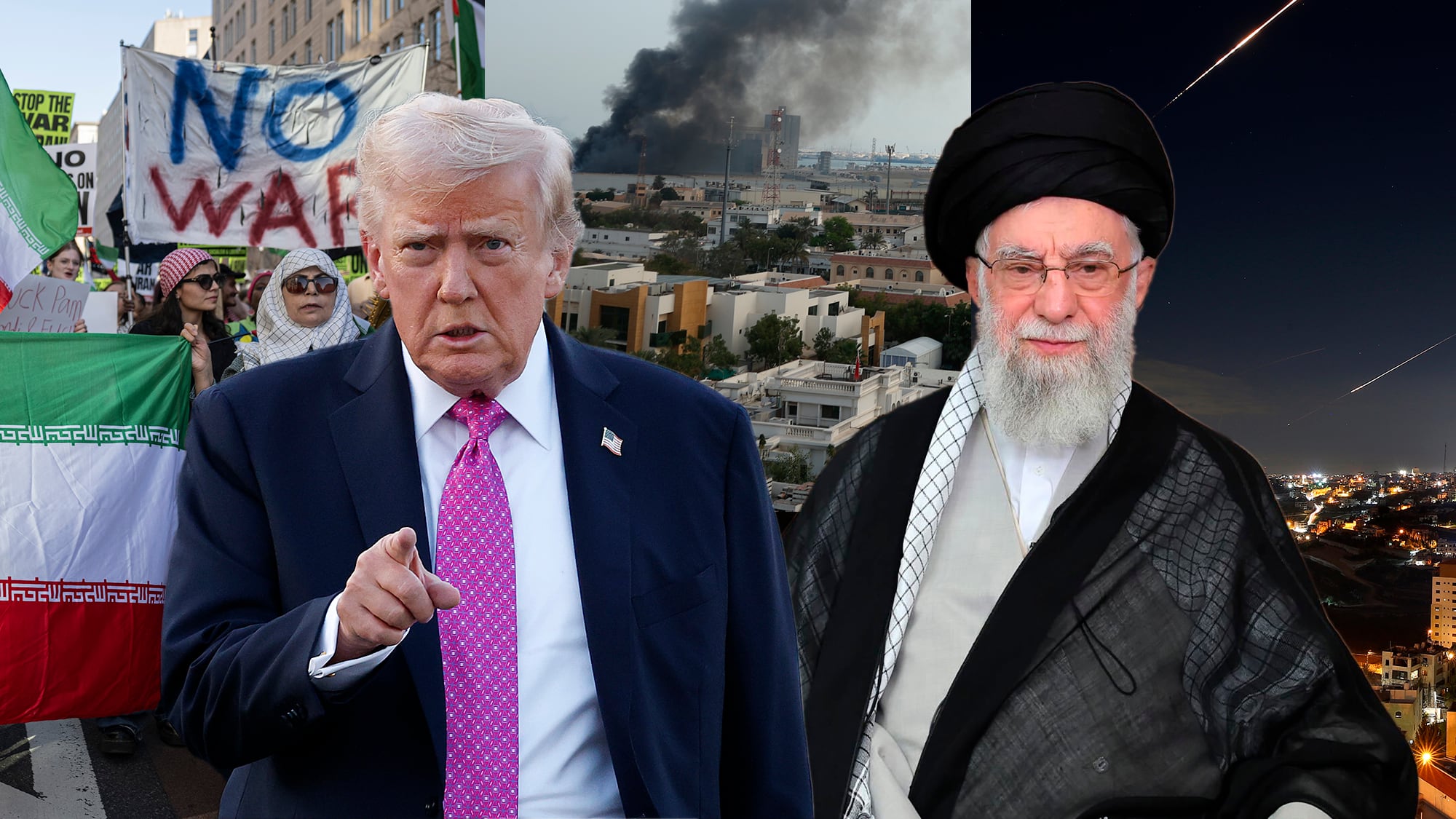 Donald Trump Leader Ali Khamenei