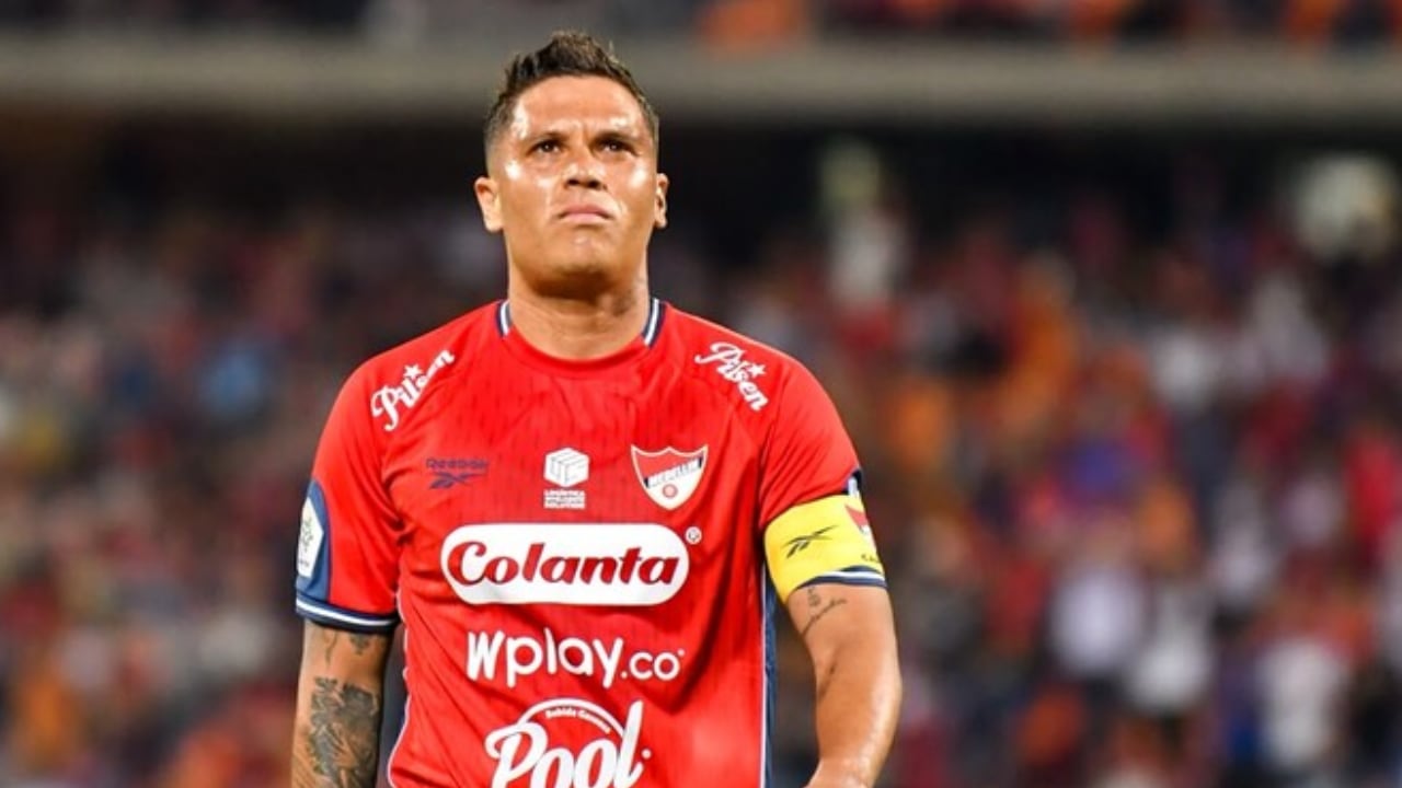 Juan Fernando Quintero, volante de Independiente Medellín, se lesionó a finales de septiembre de 2026.