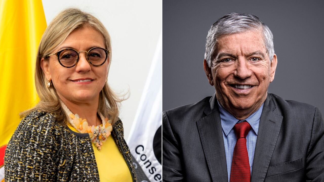 Fabiola Márquez y César Gaviria