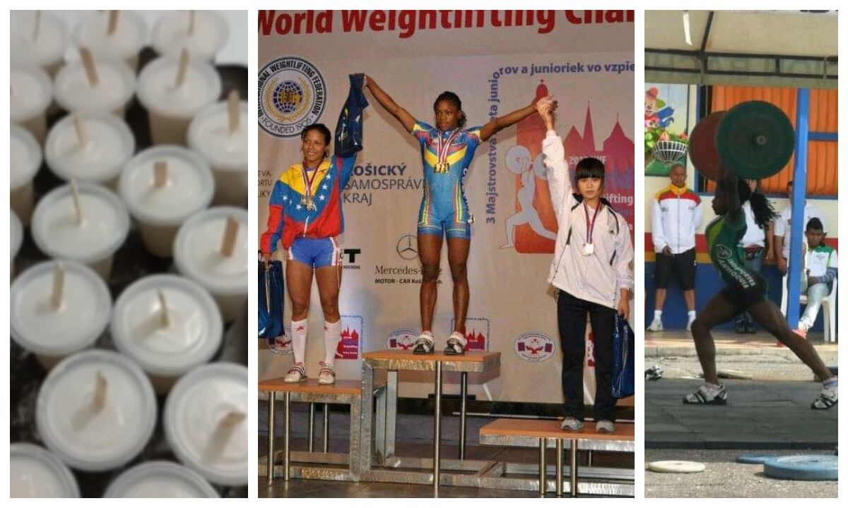 Yiliana Hinestroza, la pesista colombiana que debió dejar el deporte por una enfermedad