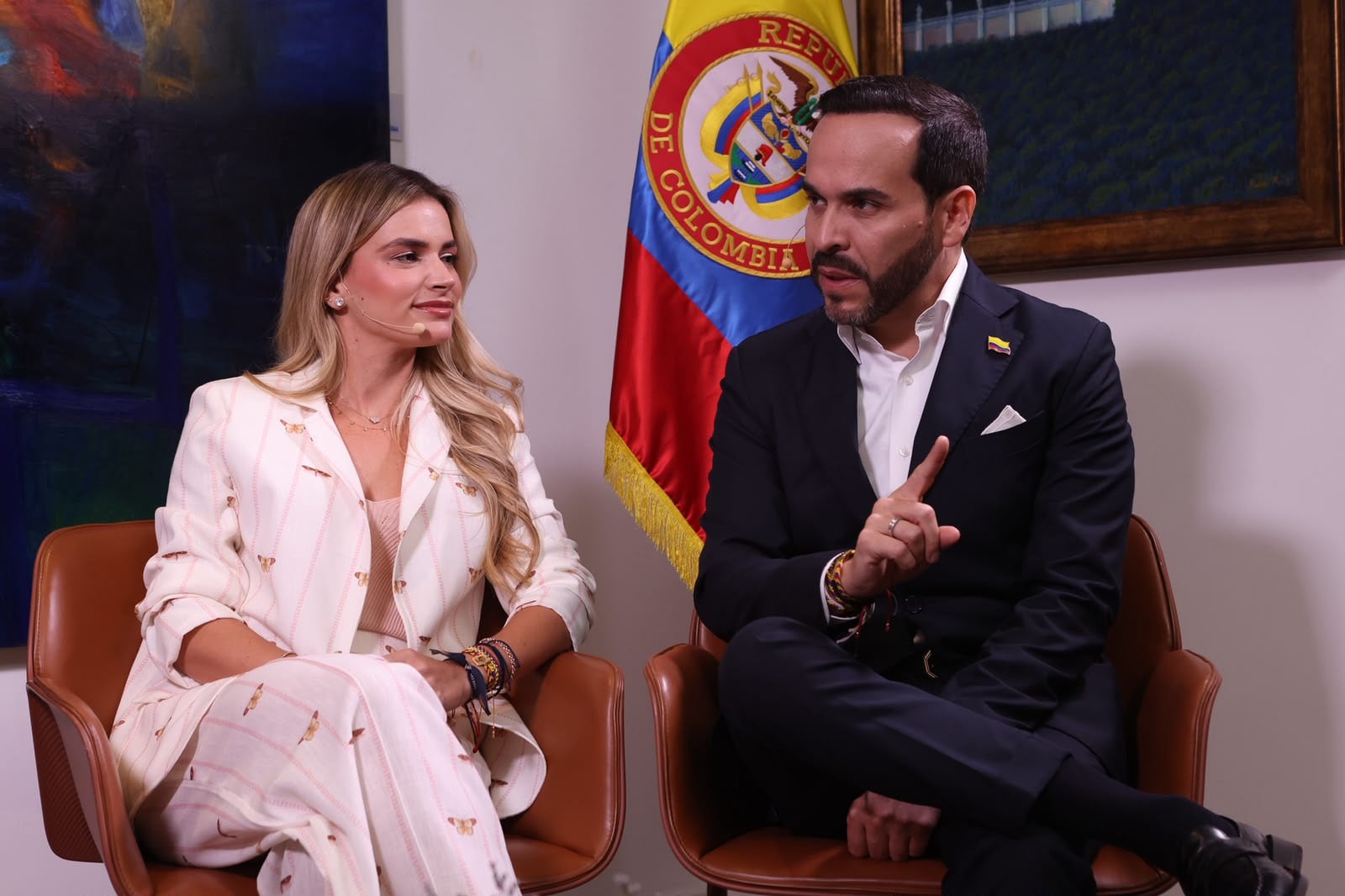 Abelardo De La Espriella y su esposa Ana Lucía Pineda
