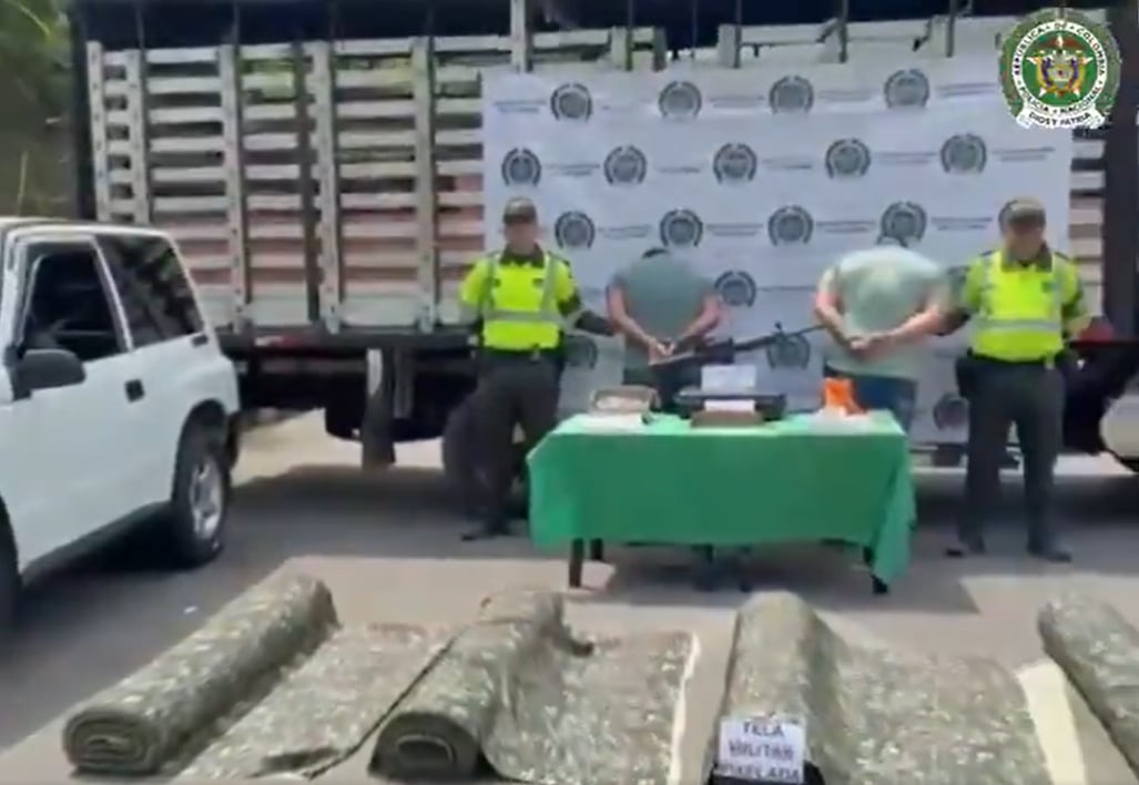 Policía incautó material bélico en el Meta - X (@PoliciaColombia)