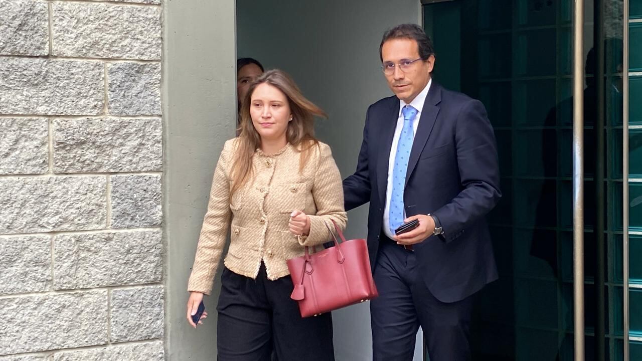 María Alejandra Benavides, la exasesora del ministro de Hacienda, Ricardo Bonilla, en la Fiscalía.