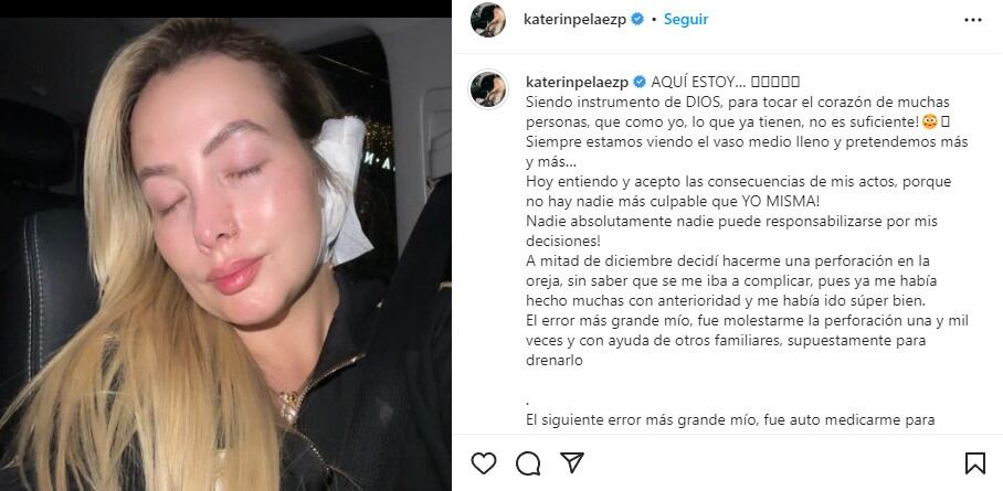 Katerin Peláez, exprotagonista de Nuestra Tele