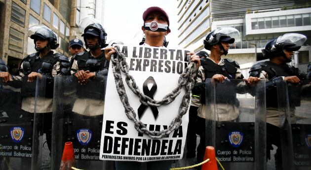 La prensa también se ha visto censurada en el régimen de Nicolás Maduro.