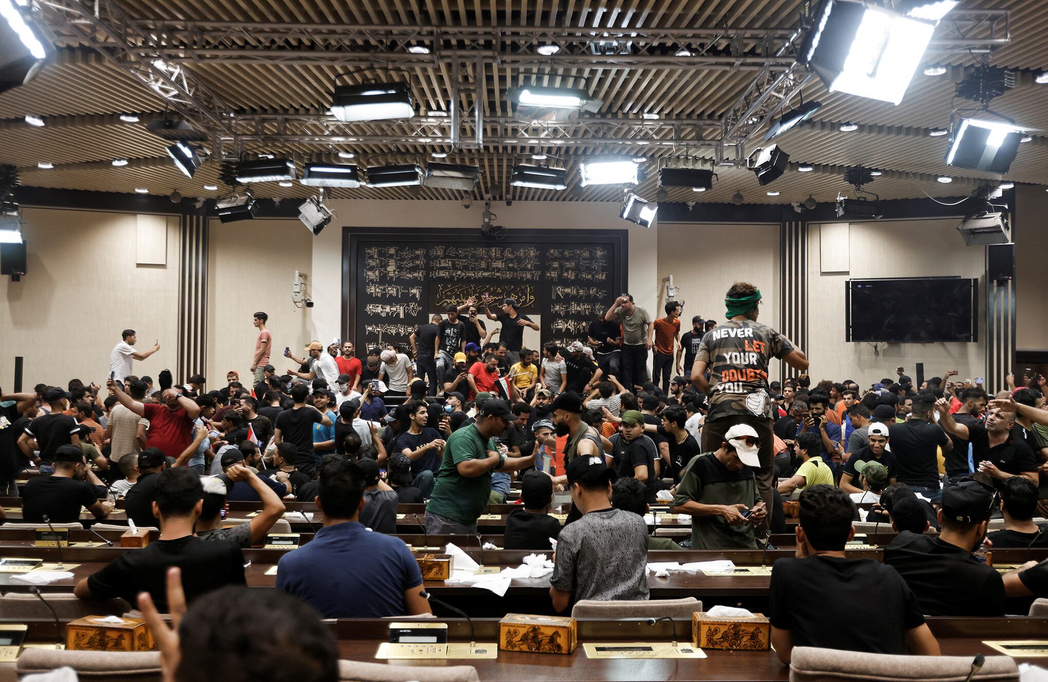 En imágenes: Protesta contra la corrupción en Bagdad