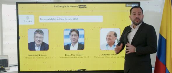 Edwin Palma, ministro de minas