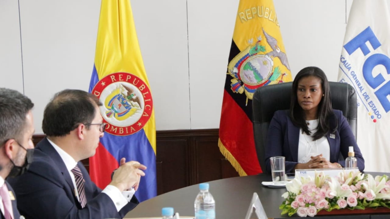 Reunión de fiscales de Colombia y Ecuador