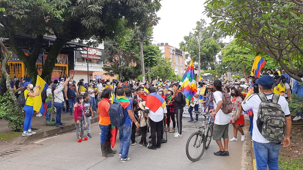Manifestaciones en Cali
