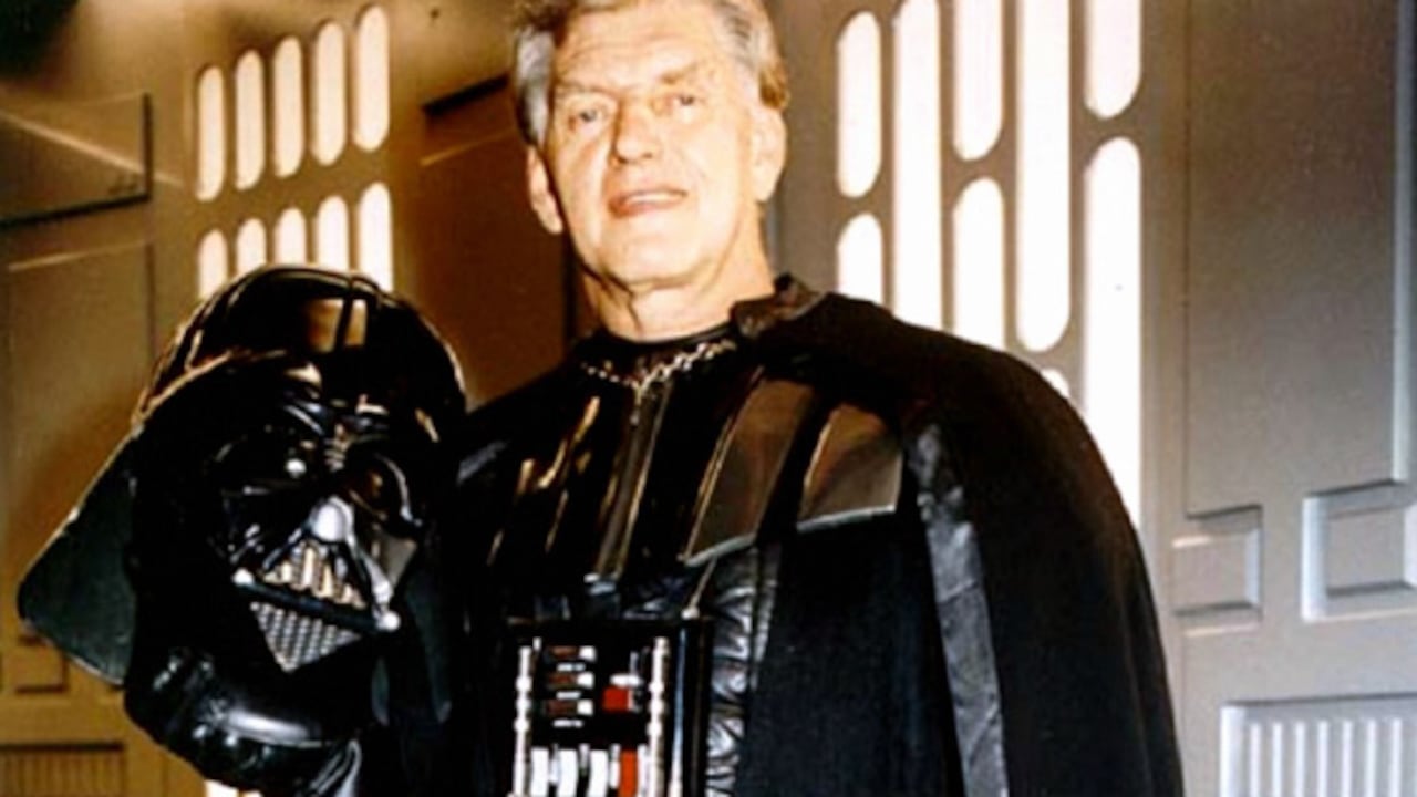 Para David Prowse lo más incómodo del traje de Darth Vader era soportar el calor de la máscara.