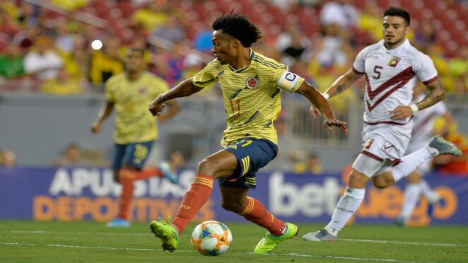 Enfrentamiento entre selecciones sudamericanas.