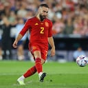 Dani Carvajal en la Liga de Naciones.