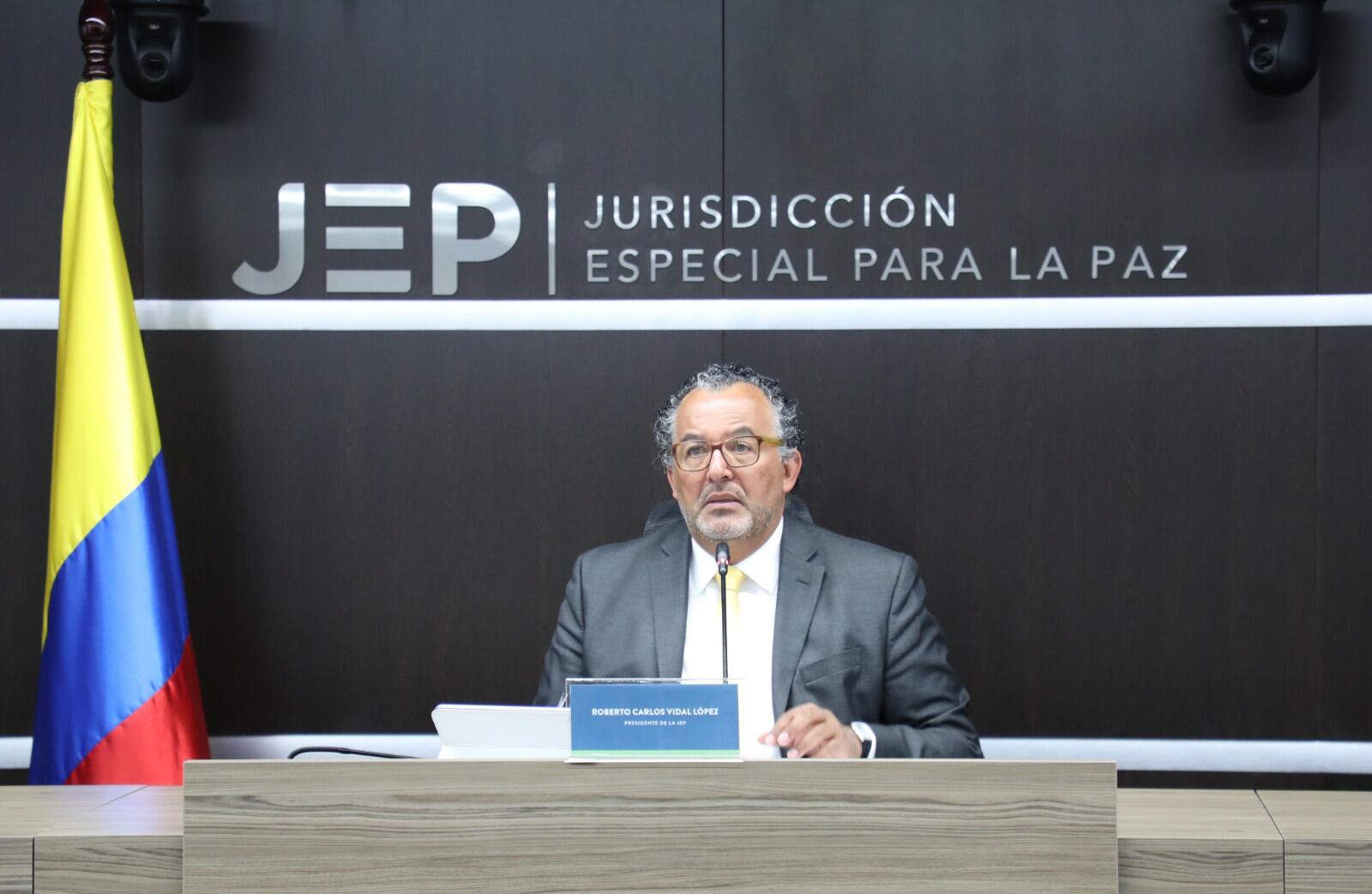 El presidente de la JEP, Roberto Carlos Vidal le pidió "respeto" al Gobierno por la independencia de poderes.