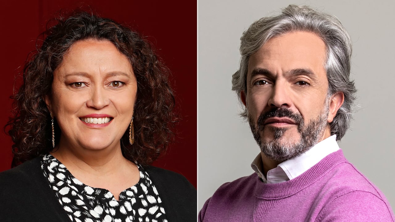 Angélica Lozano y Juan Daniel Oviedo