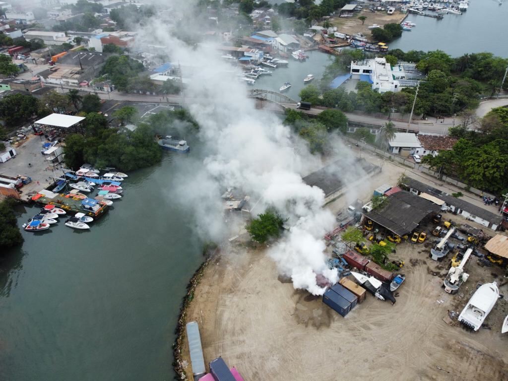 Fuga de peróxido en Manzanillo - Cartagena