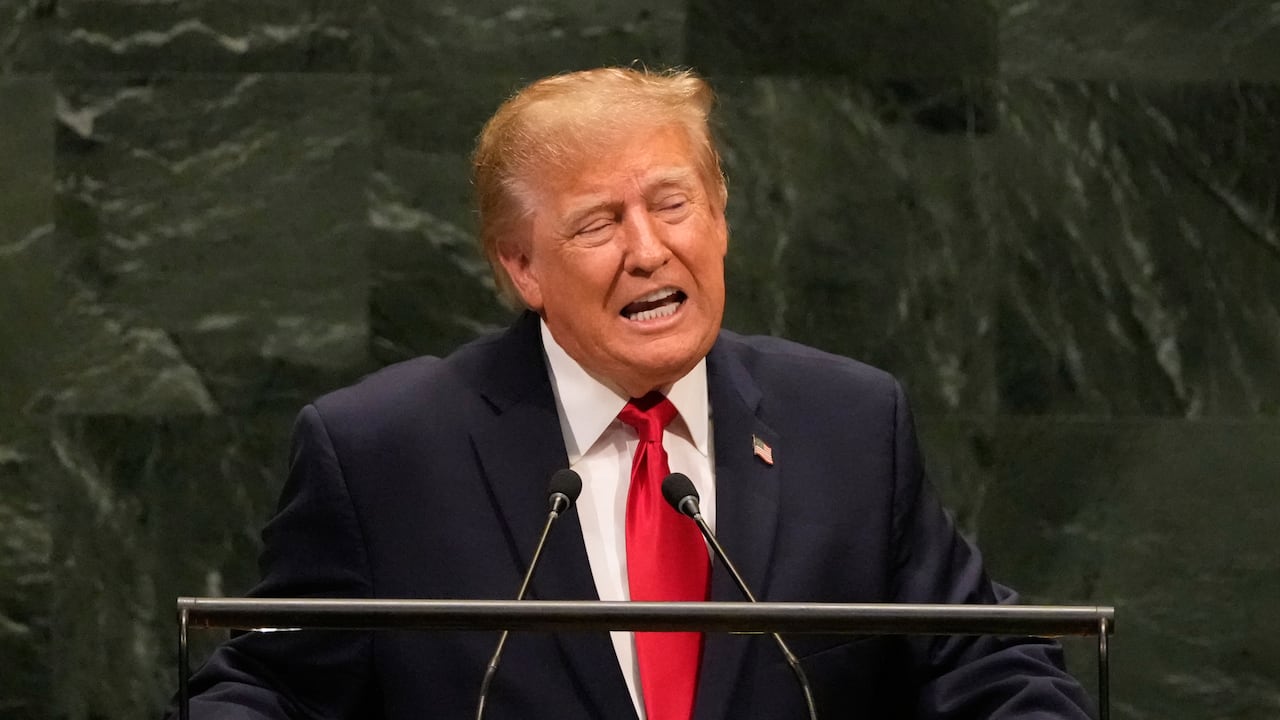 Donald Trump en la Asamblea General de la ONU.